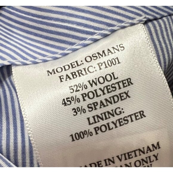 Original Penguin Mens Osmans Wool Blend Dress Pants TrousersGray Waist 41 NWOT - Picture 9 of 11